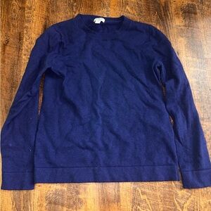 J.Crew Teddie Women’s Green  Sweater Small Wool Cotton Blend Long Sleeve